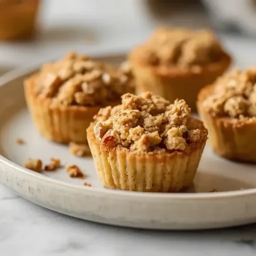 baked mini apple crisp cups recipe