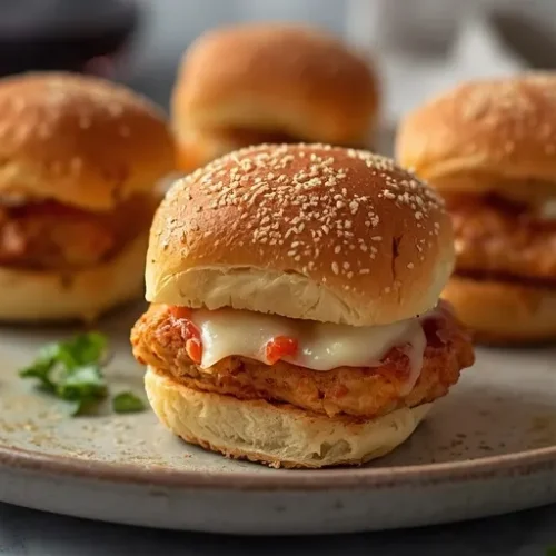 baked mini chicken parmesan sliders recipe