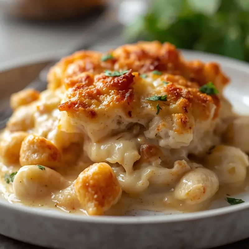 Golden Baked Parmesan Ranch Chicken Casserole Golden Baked Parmesan Ranch Chicken Casserole