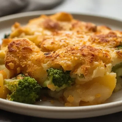 broccoli cheddar potato casserole recipe