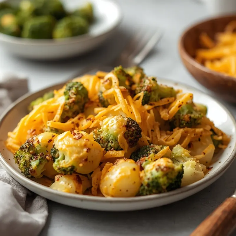 Cheesy Broccoli Cheddar Potato Casserole Cheesy Broccoli Cheddar Potato Casserole