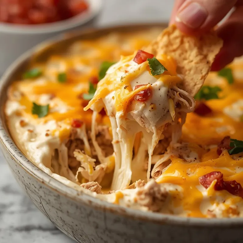 Loaded Cheesy Cream Cheese Chicken Taco Dip Loaded Cheesy Cream Cheese Chicken Taco Dip