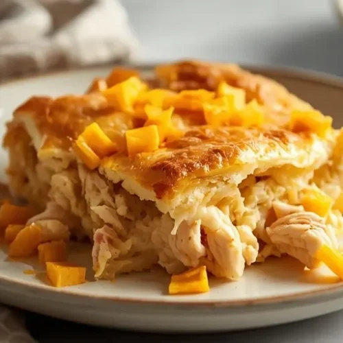 cheesy rotisserie chicken crescent casserole recipe