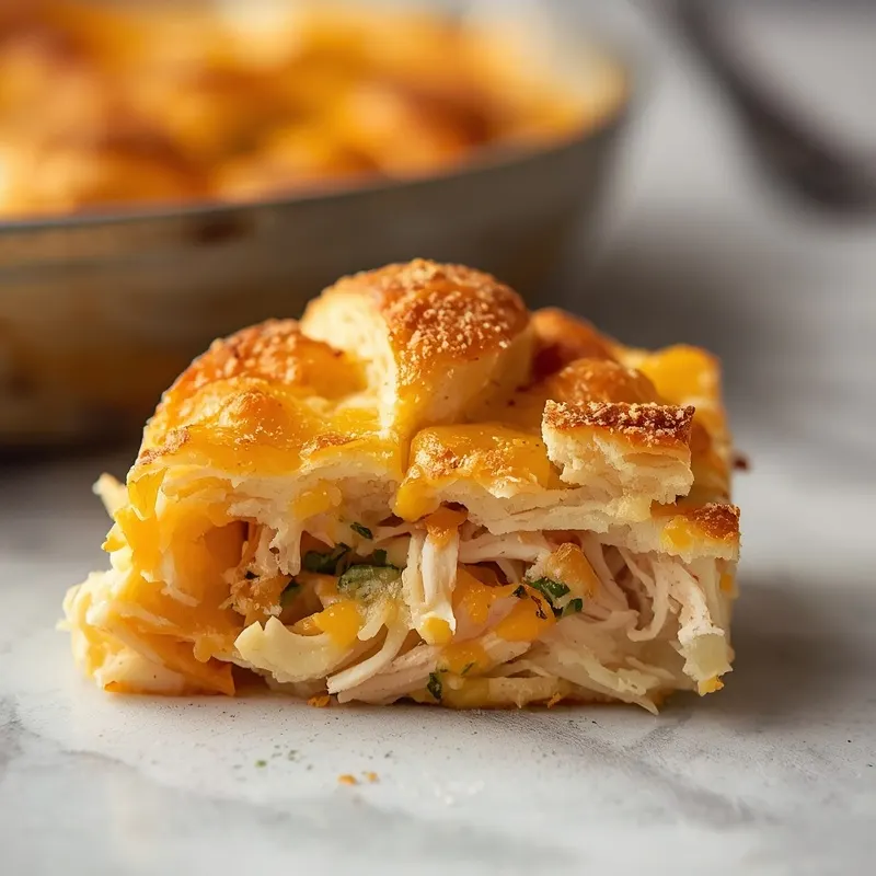 Cheesy Rotisserie Chicken Crescent Casserole Cheesy Rotisserie Chicken Crescent Casserole