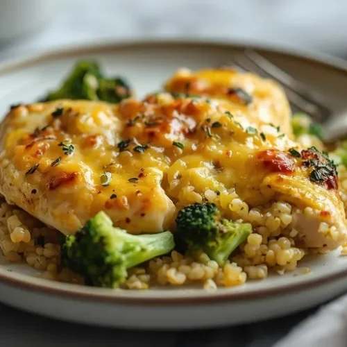 chicken broccoli farro gratin recipe