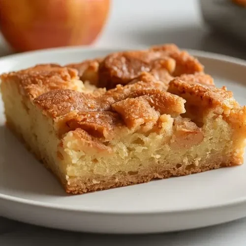 cinnamon apple sheet cake bars recipe