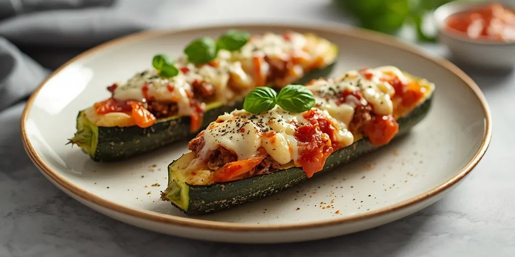 cottage cheese beef zucchini boats recipe