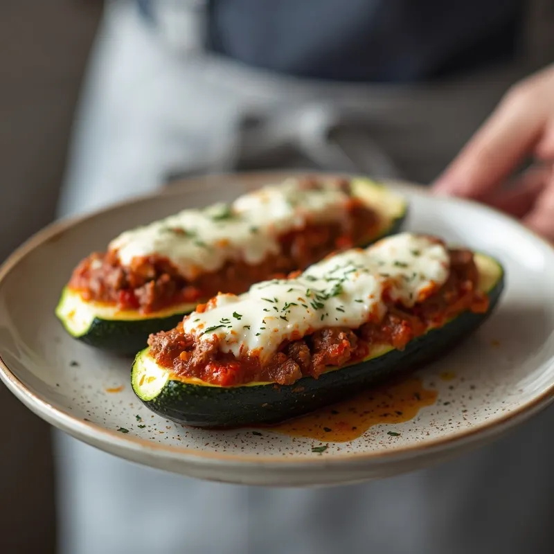 Cheesy Cottage Cheese Beef Zucchini Boats Cheesy Cottage Cheese Beef Zucchini Boats