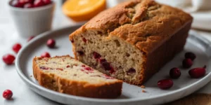 Fresh Cranberry Orange Banana Bread