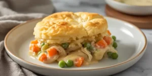 Creamy Chicken Pot Pie Biscuit Bake