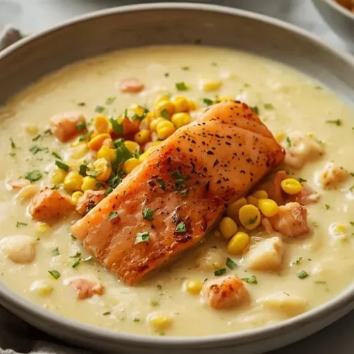 creamy salmon corn chowder recipe