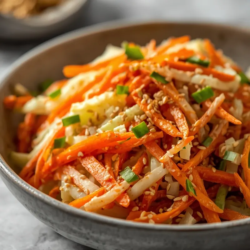 Crispy Cabbage Carrot Sesame Salad Crispy Cabbage Carrot Sesame Salad