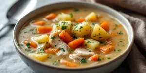 Hearty Crockpot Chicken Potato Soup