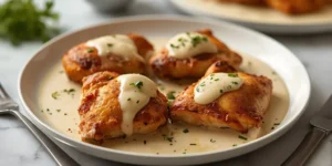 Juicy Crockpot Garlic Ranch Chicken