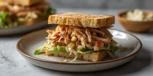 Fresh Crunchy Apple Slaw Chicken Sandwiches