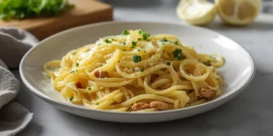 Golden Garlic Butter Cabbage Noodles