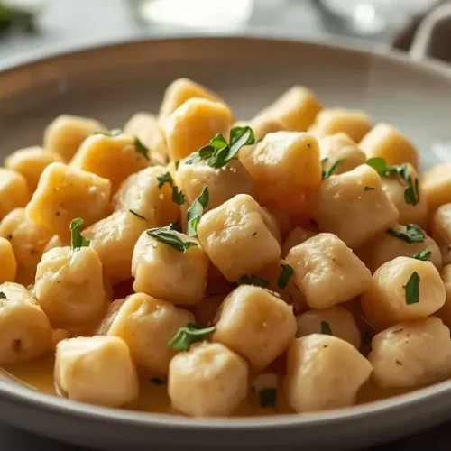 garlic parmesan white bean gnocchi skillet recipe