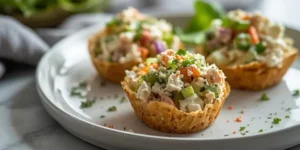 Creamy Greek Yogurt Ranch Chicken Salad Cups