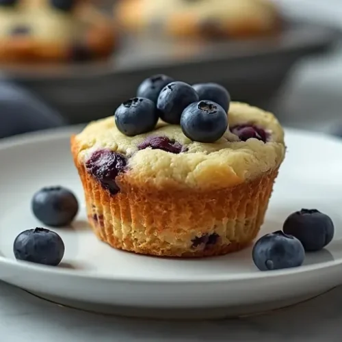 healthy blueberry yogurt muffin cups recipe