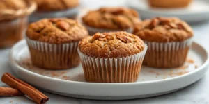 Golden High Protein Apple Cinnamon Muffins