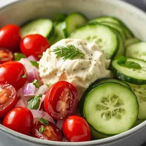 high protein cottage cheese cucumber bowls recipe
