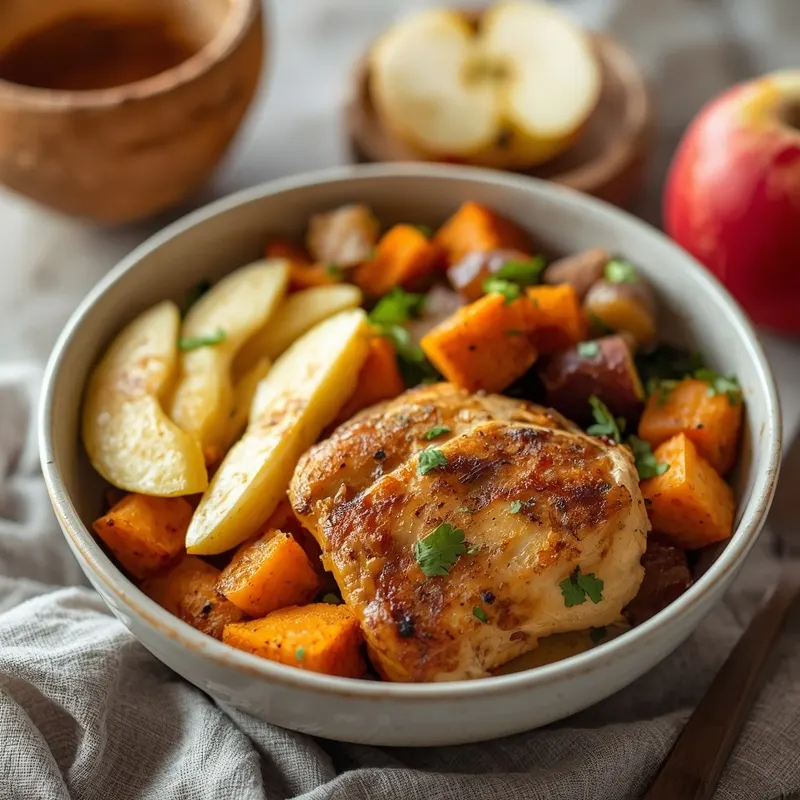 Fresh Meal Prep Fall Harvest Chicken Bowls