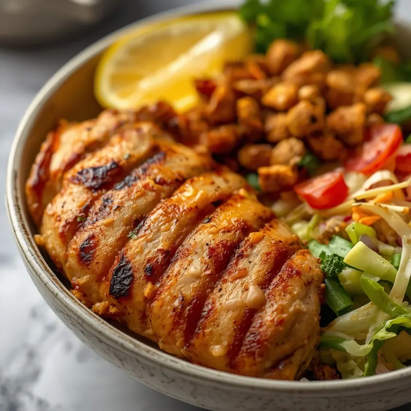 Colorful Meal Prep Honey Mustard Chicken Slaw Bowls Colorful Meal Prep Honey Mustard Chicken Slaw Bowls