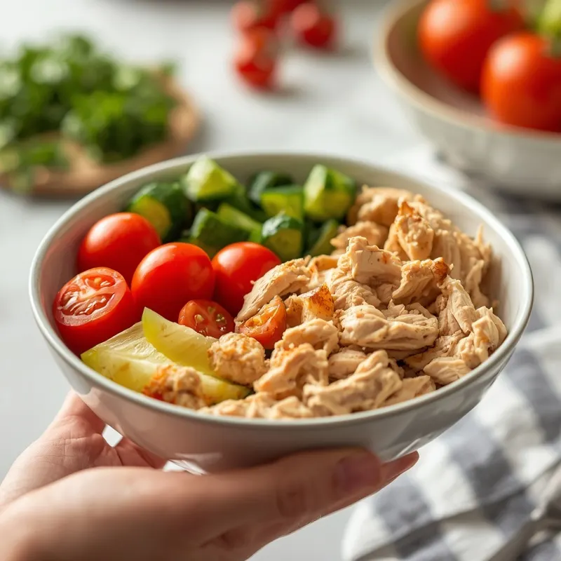 Colorful Meal Prep Rotisserie Chicken Hummus Bowls Colorful Meal Prep Rotisserie Chicken Hummus Bowls