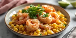 Cheesy Mexican Shrimp Street Corn Skillet