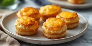 Cheesy Mini Chicken Pot Pie Biscuit Cups