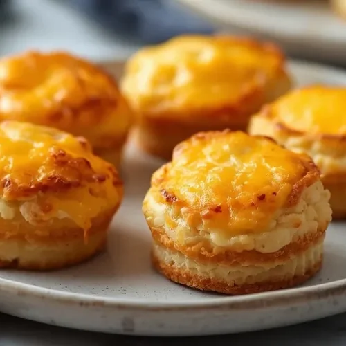 mini chicken pot pie biscuit cups recipe