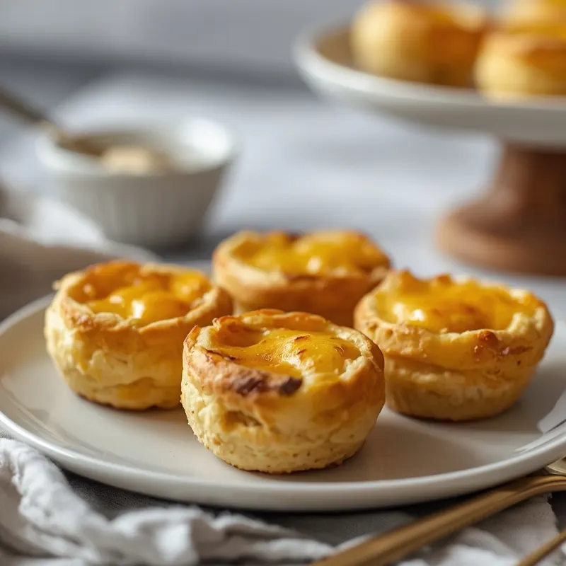 Cheesy Mini Chicken Pot Pie Biscuit Cups