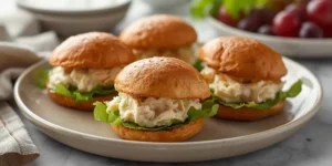 Fresh Mini Chicken Salad Croissant Sliders