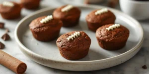 Chewy Mini Football Brownie Cups