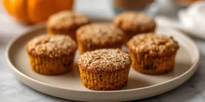 Fluffy Mini Pumpkin Coffee Cake Bites with Buttery Streusel