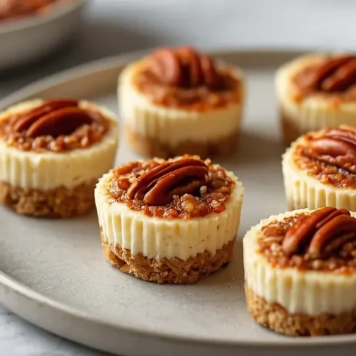 Pecan Cheesecake Bites recipe