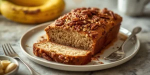 Golden Pecan Pie Banana Bread