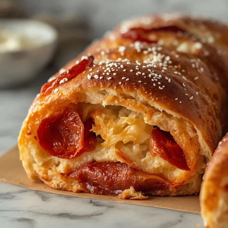 Golden Pepperoni Pull Apart Pizza Bread Golden Pepperoni Pull Apart Pizza Bread