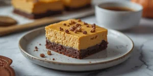 Creamy Pumpkin Cheesecake Brownie Bars