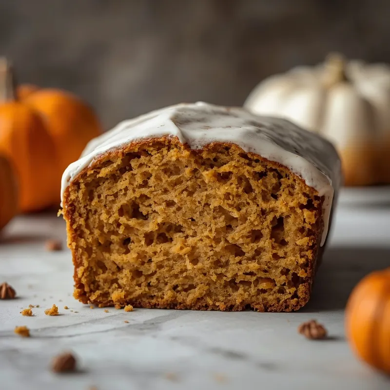 Soft Pumpkin Cream Cheese Banana Bread