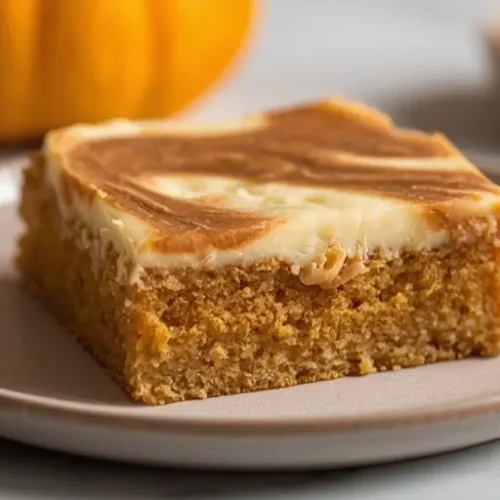 pumpkin cream cheese swirl bars recipe