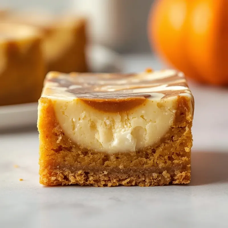 Golden Pumpkin Cream Cheese Swirl Bars Golden Pumpkin Cream Cheese Swirl Bars