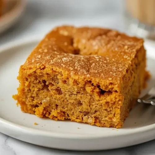 pumpkin snickerdoodle blondies recipe