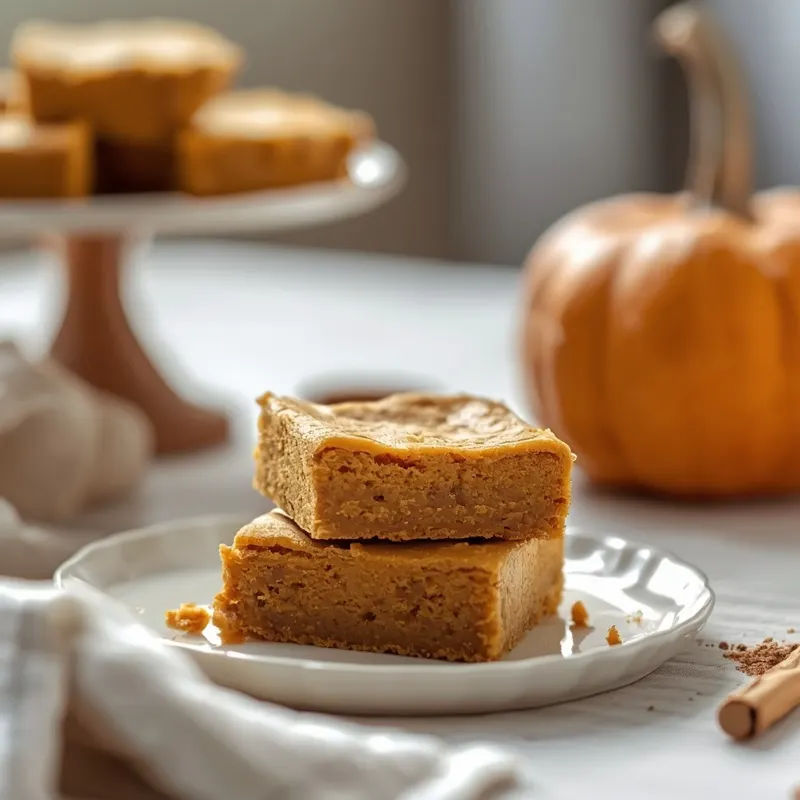 Golden Pumpkin Snickerdoodle Blondies Golden Pumpkin Snickerdoodle Blondies