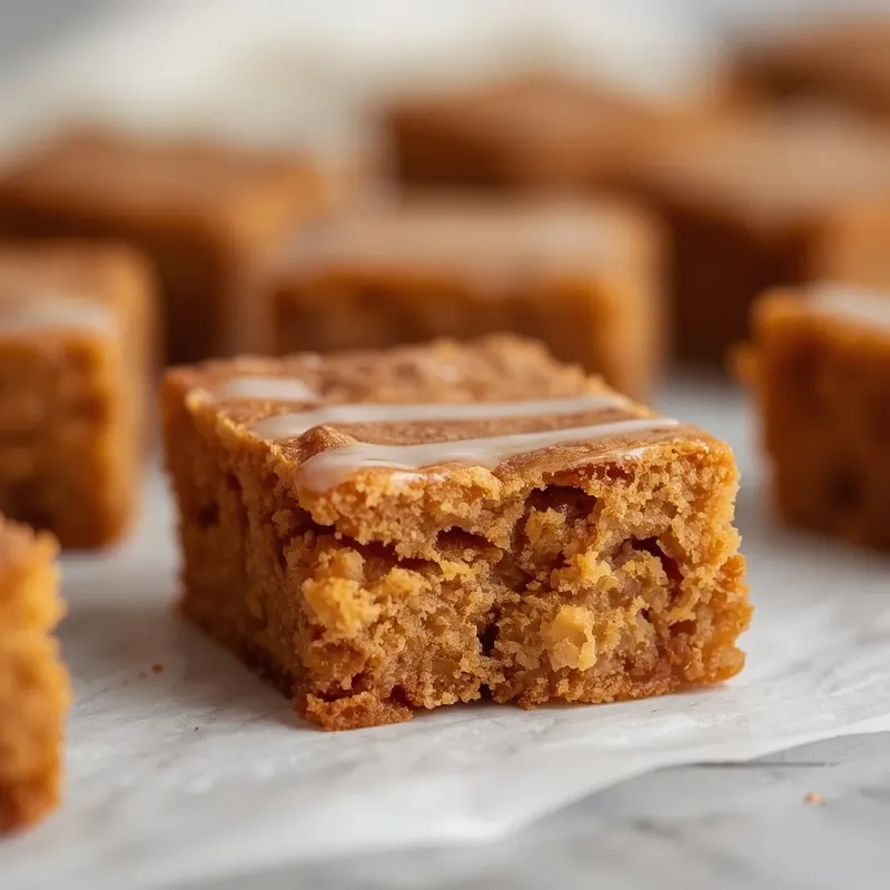Golden Pumpkin Snickerdoodle Blondies Golden Pumpkin Snickerdoodle Blondies