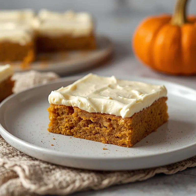 Fluffy Pumpkin Sugar Cookie Bars with Spiced Frosting Fluffy Pumpkin Sugar Cookie Bars with Spiced Frosting