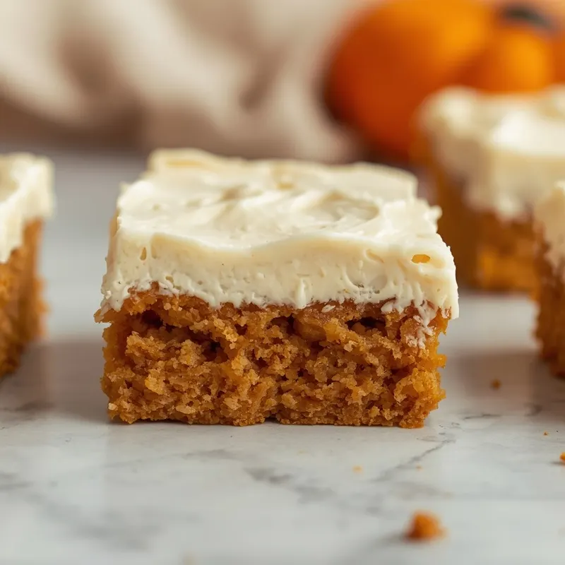 Fluffy Pumpkin Sugar Cookie Bars with Spiced Frosting Fluffy Pumpkin Sugar Cookie Bars with Spiced Frosting
