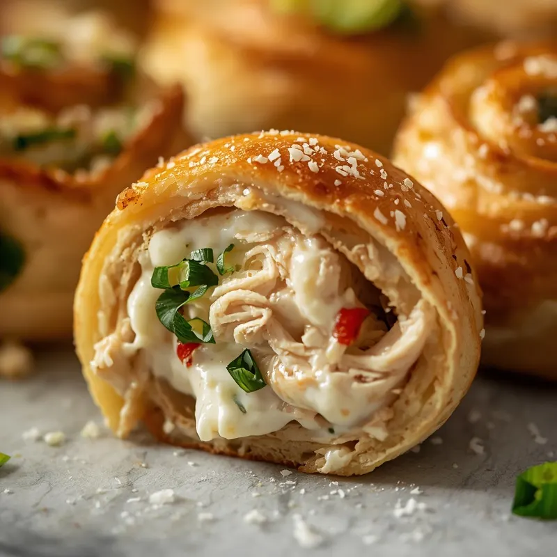 Fresh Rotisserie Chicken Ranch Pinwheels