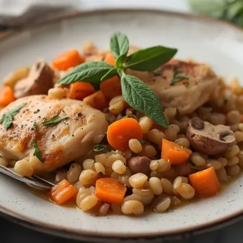 sage chicken barley casserole recipe