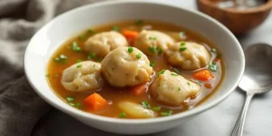Creamy Vegan Cabbage Dumpling Soup